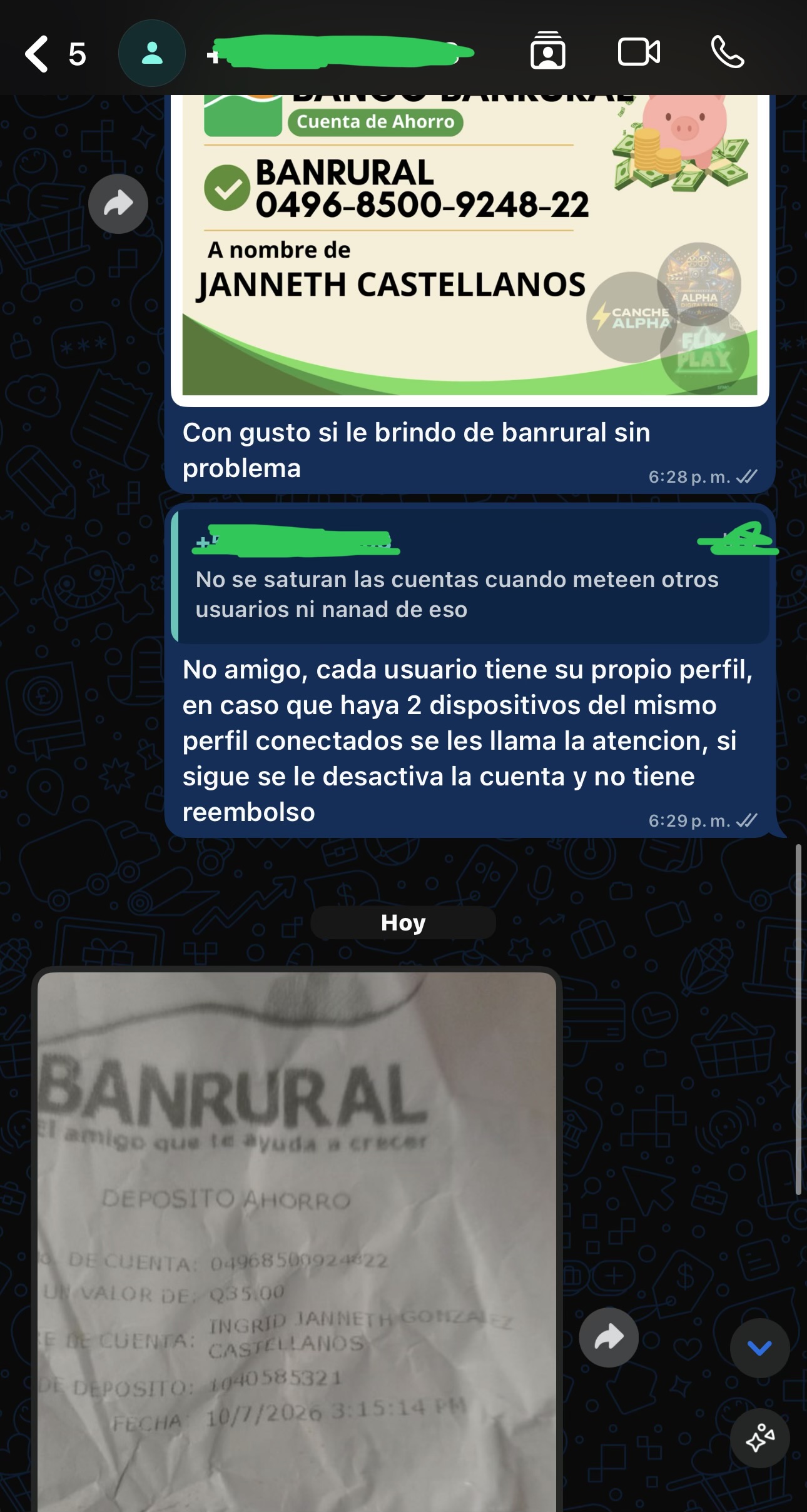 Perfil de Netflix